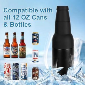 Beer Bottle And Can Cooler With Beer Opener