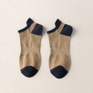 Spring And Summer Thin Cotton Breathable Short Boat Socks