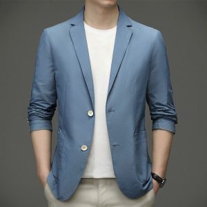 Men'S Summer Lightweight Fashion Blazer