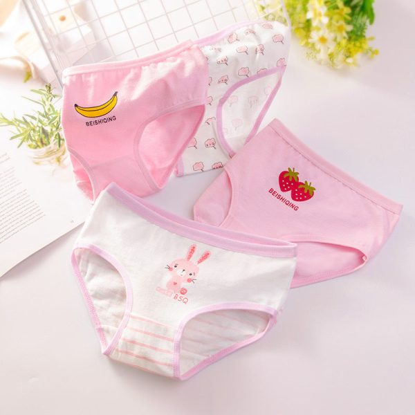 Girls Pure Cotton Underwear