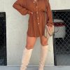 Solid Color Long Sleeve Shirt Bodysuit2