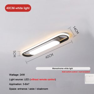 Rectangular Simple Modern Led Ceiling Lamp