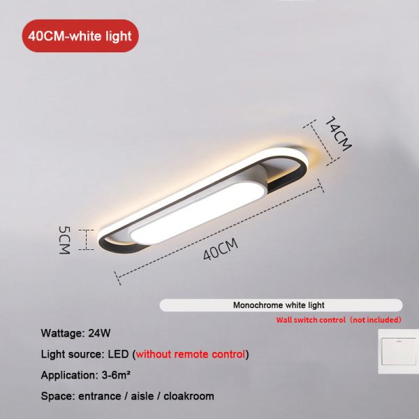 Rectangular Simple Modern Led Ceiling Lamp