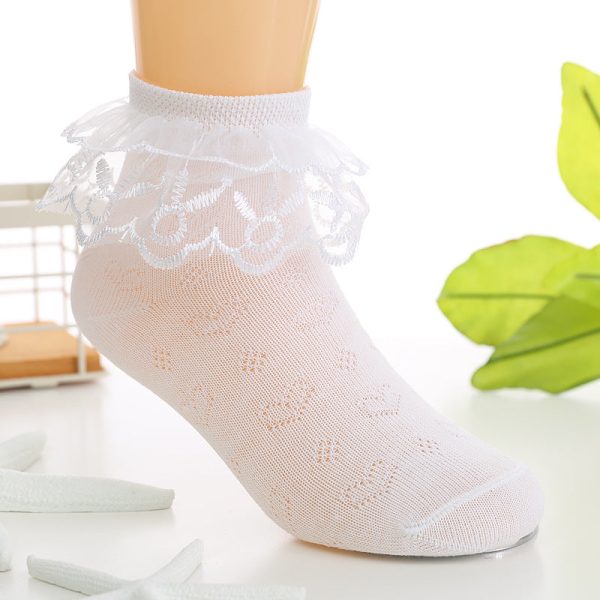 Lace Girl Socks Dance Breathable Summer