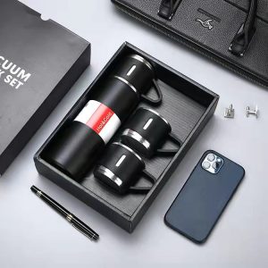 Stainless Steel Vacuum Flask Business Gift Set