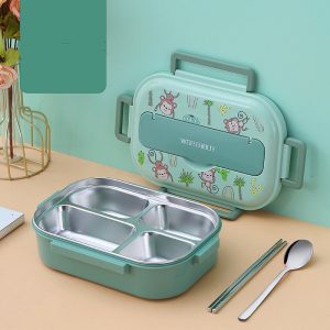 Stainless Steel Portable Thermal Insulation Compartment Lunch Box