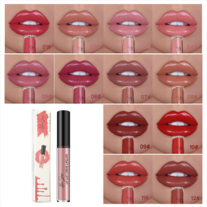 12 Color Waterproof Long Lasting Moist Lip Gloss Plumper Liquid Lipstick