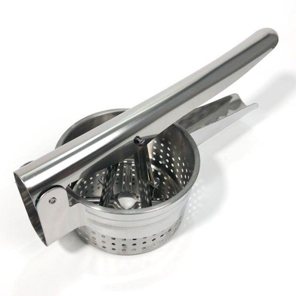 Stainless Steel Portable Juicer Squeezing Potato Masher Garlic Press