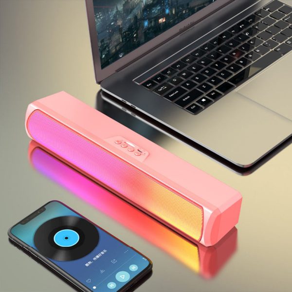 Rgb Colorful Led Light Bluetooth Speaker