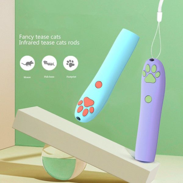 Funny Remote Control Led Laser Cat Stick Pet Toy