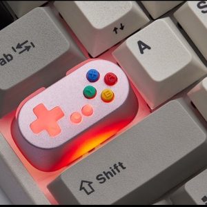 Game Console Handle Metal Transparent Keycap Wireless Mechanical Keyboard Switch