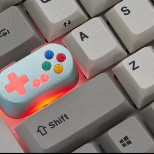 Game Console Handle Metal Transparent Keycap Wireless Mechanical Keyboard Switch