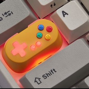 Game Console Handle Metal Transparent Keycap Wireless Mechanical Keyboard Switch