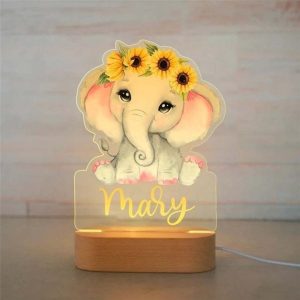 Personalized Colorful Nightlight | Animals