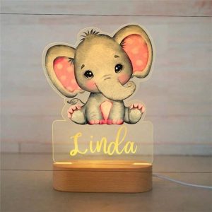 Personalized Colorful Nightlight | Animals