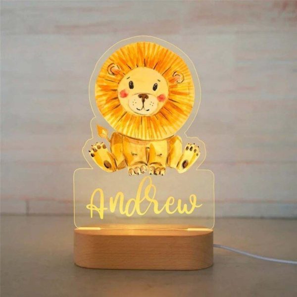 Personalized Colorful Nightlight | Animals