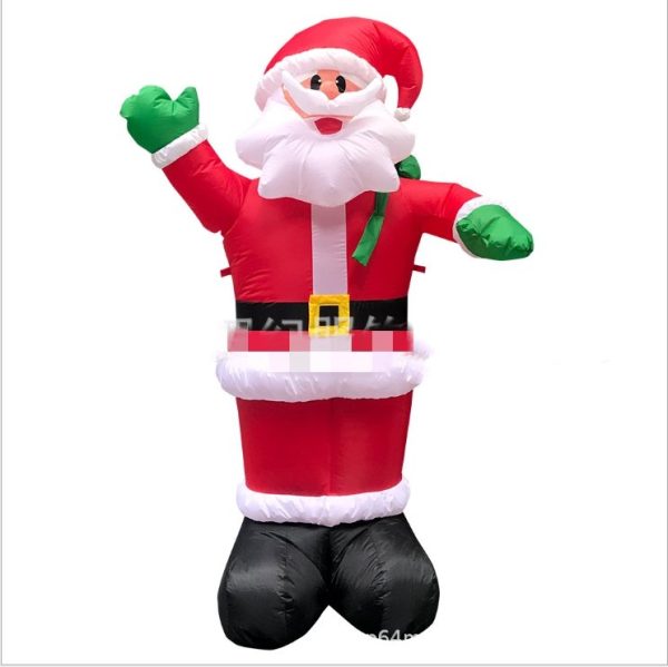 Giant Arch Santa Claus Snowman Inflatable Garden Yard Archway Christmas Ornaments