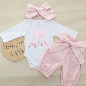 Hare Pants Tops Clothing Set