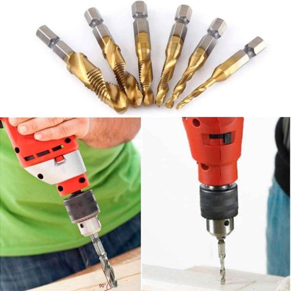 Powerdrill Set - Thread Tap Bits