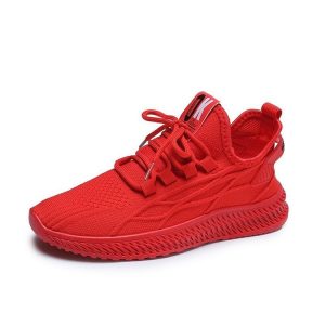 High Platform Sneakers Breathable Mesh Comfort Casual