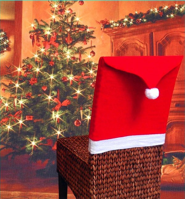 High Quality Christmas Chairs Set Christmas Goods Table Decorated Christmas Hat