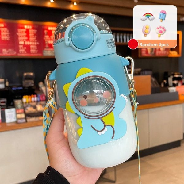 High Temperature Plastic Cute Small Straw Drink Bottle