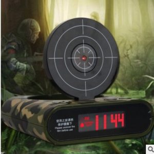 Hit The Alarm Clock Shooting Toy Alarm Clock Lazy Alarm Mute Difficult To Up