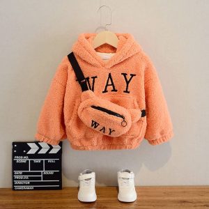 Hoodie Jacket With Crossbody Bag