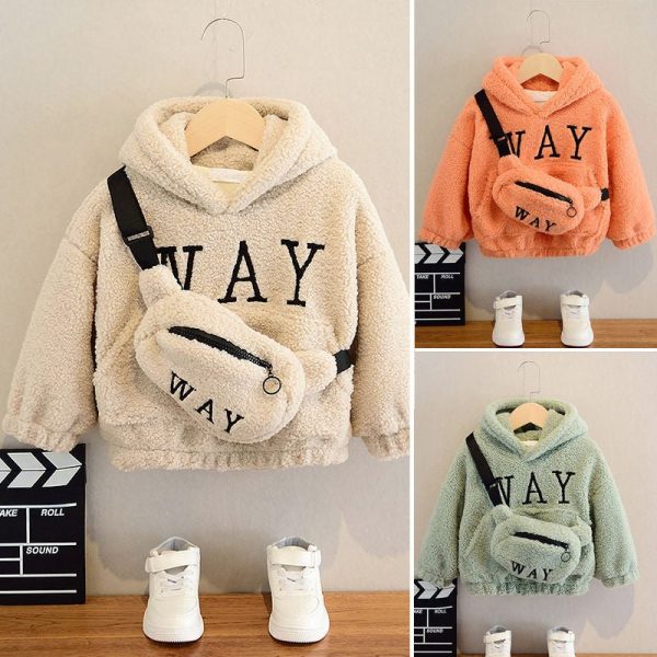 Hoodie Jacket With Crossbody Bag