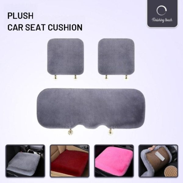 Plush Car Seat Cushion