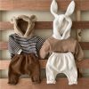 Infant Children'S Cotton Cartoon Plus Fleece Sweater