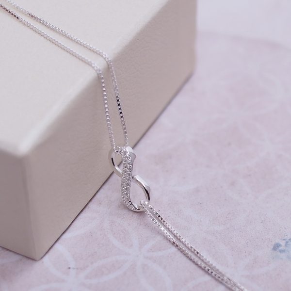 Infinite Silver Lucky Bracelet