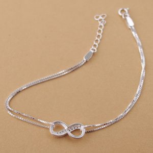 Infinite Silver Lucky Bracelet