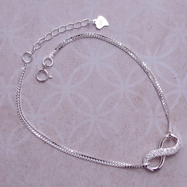 Infinite Silver Lucky Bracelet