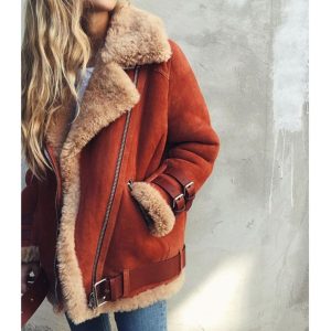 Jacket Women Coat Cotton Lambswool Autumn Jacket