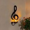 Candlestick With Musical Notes