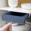 Kitchen Cabinet Divider Shelf Drawer Organizer Utensil Holder Under Desk Hanging Storage Box