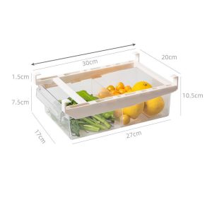 Kitchen Organizer Adjustable Kitchen Refrigerator Storage Rack