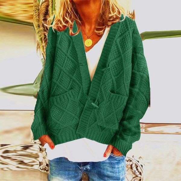 Ladies Personality Knit Sweater Loose Cardigan Jacket