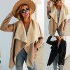 Lapel Coats Faux Fur Woman Dust Coat Short Jacket