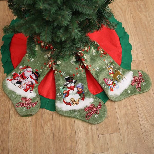 Large Christmas Gift Candy Stocking Ornament