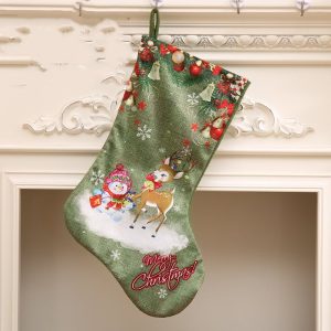 Large Christmas Gift Candy Stocking Ornament