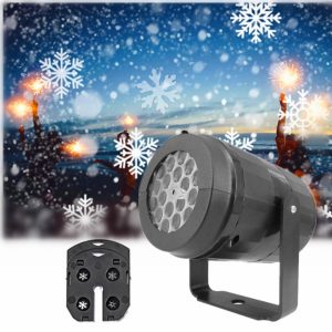 Led Christmas Snow Lights Projector Christmas Lamp