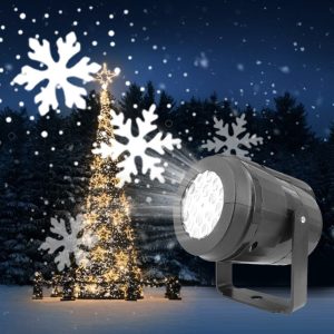 Led Christmas Snow Lights Projector Christmas Lamp