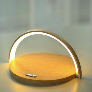 Led Rainbow Light Mobile Phone Holder Wireless Charger