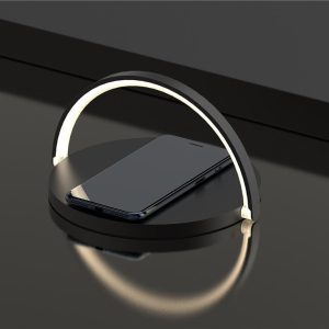 Led Rainbow Light Mobile Phone Holder Wireless Charger