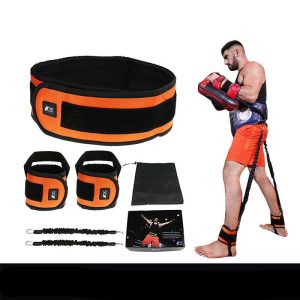 Leg Squat Boxing Combat Training Resistance Bands Fitness Combat Fighting Resistance Force Agility Workout