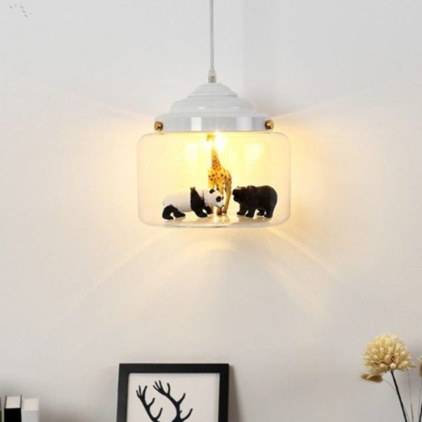 Little Zoo | Pendant Lamp With Glass Shade