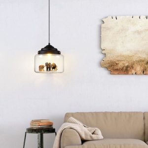 Little Zoo | Pendant Lamp With Glass Shade