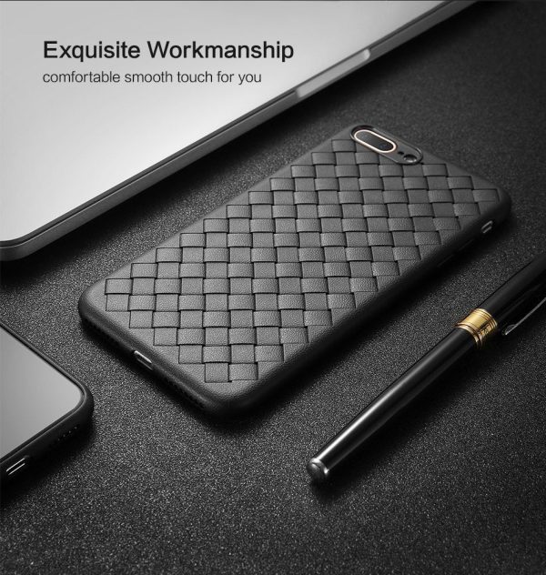 Luxury Grid Weaving Case For Iphone